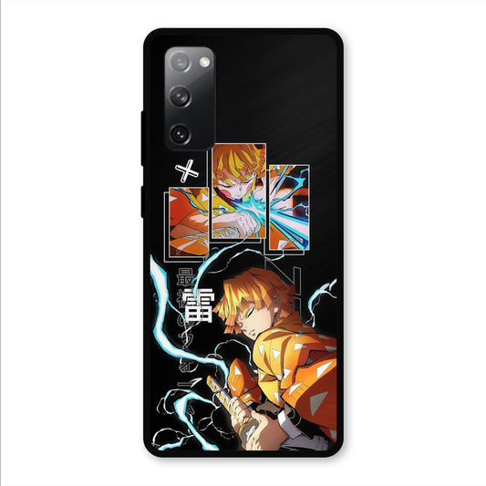 Aggressive Zenitsu Samsung Galaxy S20 FE 5G Mobile Back Cover - Anime PrintShield Case
