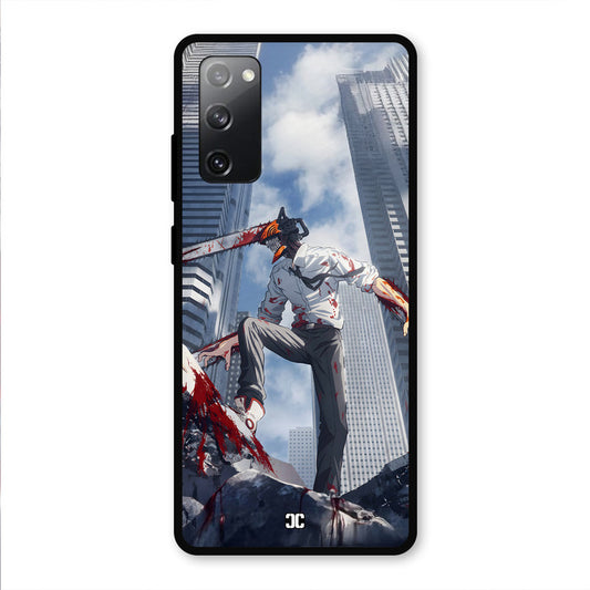 Denji Fighting Samsung Galaxy S20 FE 5G Mobile Back Cover - Anime PrintShield Case