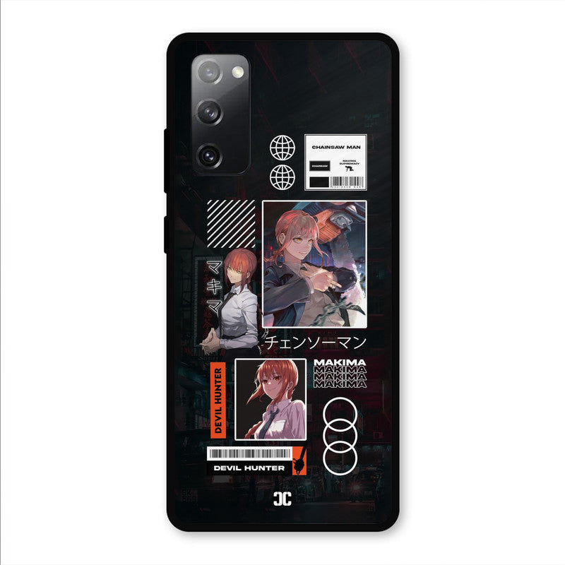Devil Hunter Makima Samsung Galaxy S20 FE 5G Mobile Back Cover - Anime PrintShield Case