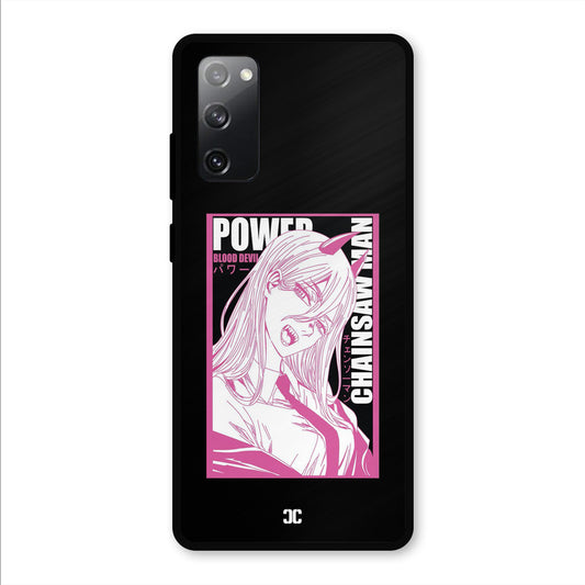 Blood Devil Power Samsung Galaxy S20 FE 5G Mobile Back Cover - Anime PrintShield Case