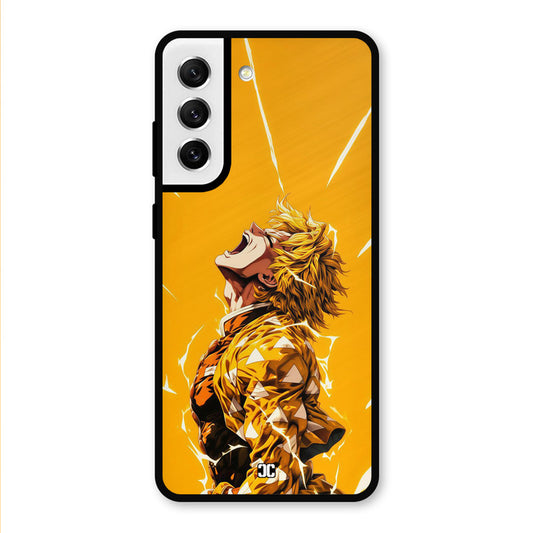 Shouting Zenitsu Samsung Galaxy S21 FE 5G (2023) Mobile Back Cover - Anime PrintShield Case