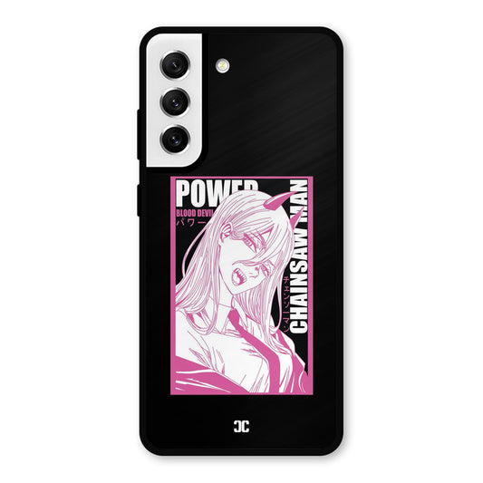 Blood Devil Power Samsung Galaxy S21 FE 5G Mobile Back Cover - Anime PrintShield Case