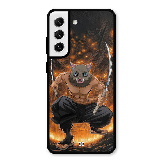 Inosuke Rage Samsung Galaxy S21 FE 5G Mobile Back Cover - Anime PrintShield Case