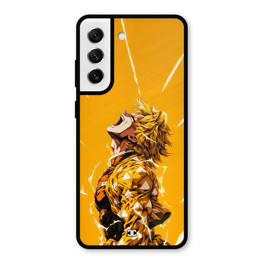 Shouting Zenitsu Samsung Galaxy S21 FE 5G Mobile Back Cover - Anime PrintShield Case