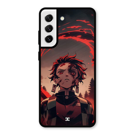 Raging Tanjiro Samsung Galaxy S21 FE 5G Mobile Back Cover - Anime PrintShield Case