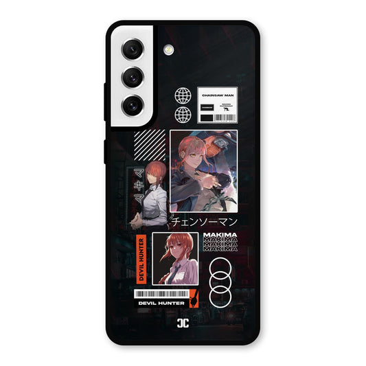 Devil Hunter Makima Samsung Galaxy S21 FE 5G Mobile Back Cover - Anime PrintShield Case