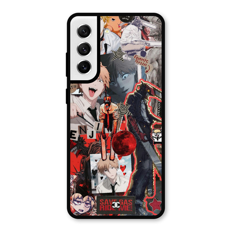 Denji Thoughts Samsung Galaxy S21 FE 5G Mobile Back Cover - Anime PrintShield Case