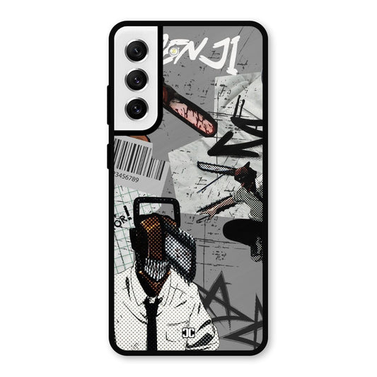 Denji Rage Samsung Galaxy S21 FE 5G Mobile Back Cover - Anime PrintShield Case