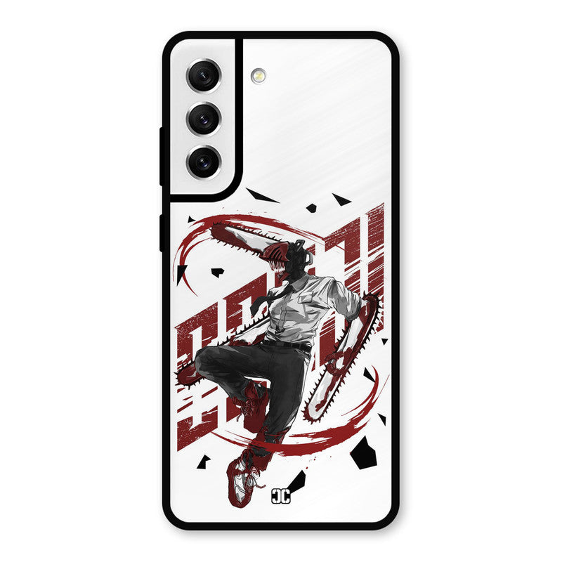 Chainsawman Typo Samsung Galaxy S21 FE 5G Mobile Back Cover - Anime PrintShield Case