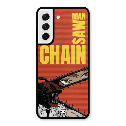 Raging Chainsaw Samsung Galaxy S21 FE 5G Mobile Back Cover - Anime PrintShield Case