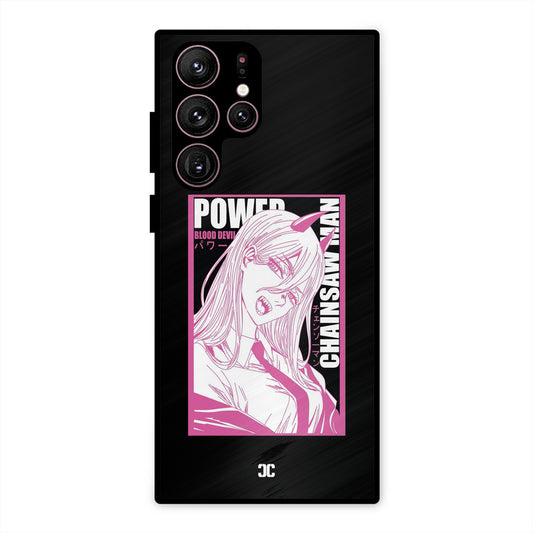 Blood Devil Power Samsung Galaxy S22 Ultra Mobile Back Cover - Anime PrintShield Case