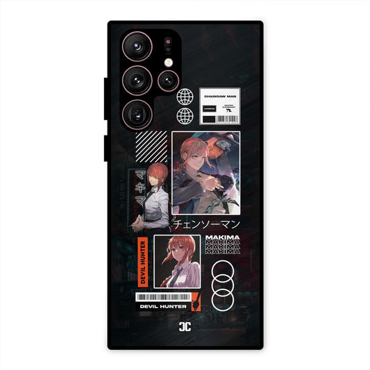Devil Hunter Makima Samsung Galaxy S22 Ultra Mobile Back Cover - Anime PrintShield Case