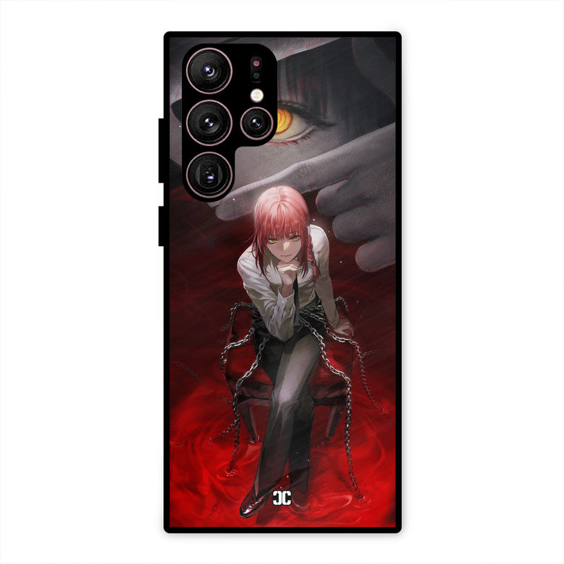 Makima Chains Samsung Galaxy S22 Ultra Mobile Back Cover - Anime PrintShield Case