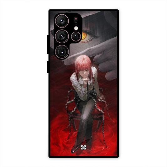 Makima Chains Samsung Galaxy S22 Ultra Mobile Back Cover - Anime PrintShield Case