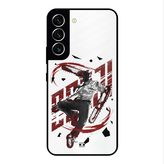 Chainsawman Typo Samsung Galaxy S22 Mobile Back Cover - Anime PrintShield Case