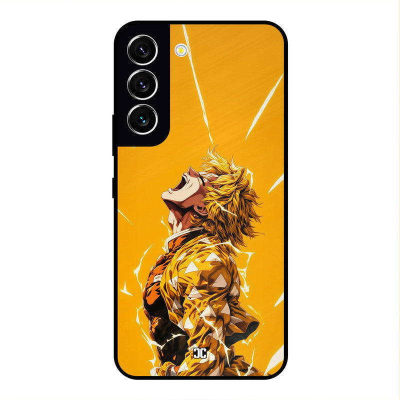 Shouting Zenitsu Samsung Galaxy S22 Mobile Back Cover - Anime PrintShield Case