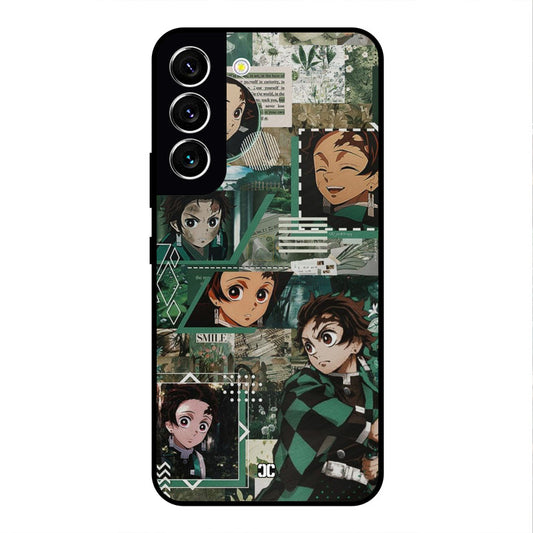 Tanjiro Thoughts Samsung Galaxy S22 Mobile Back Cover - Anime PrintShield Case