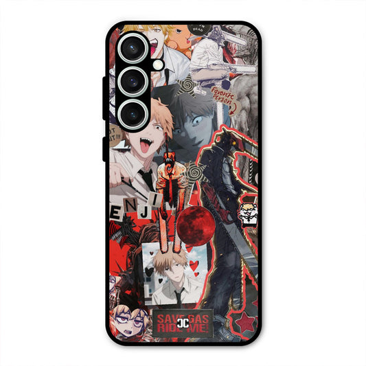 Denji Thoughts Samsung Galaxy S23 FE Mobile Back Cover - Anime PrintShield Case