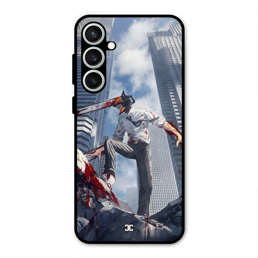 Denji Fighting Samsung Galaxy S23 FE Mobile Back Cover - Anime PrintShield Case