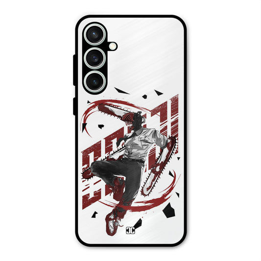 Chainsawman Typo Samsung Galaxy S23 FE Mobile Back Cover - Anime PrintShield Case