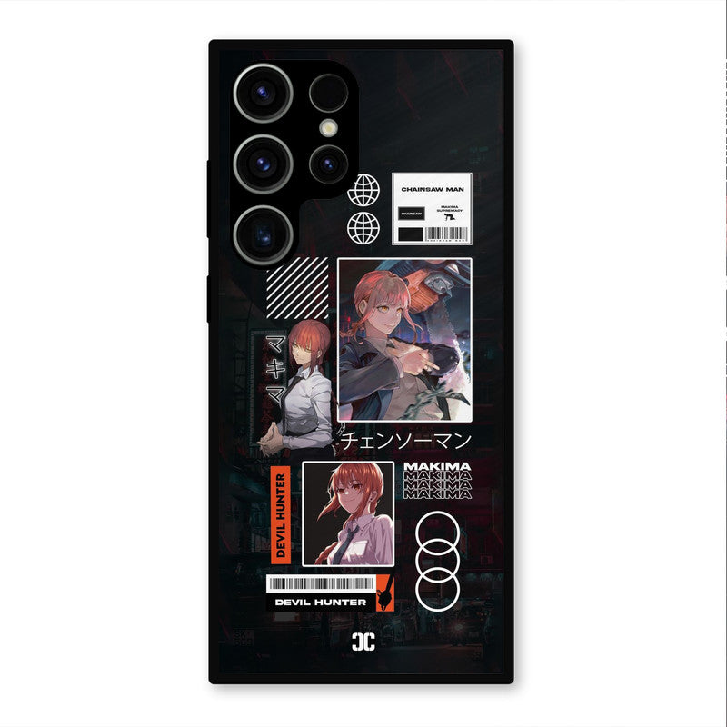 Devil Hunter Makima Samsung Galaxy S23 Ultra Mobile Back Cover - Anime PrintShield Case