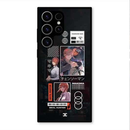 Devil Hunter Makima Samsung Galaxy S23 Ultra Mobile Back Cover - Anime PrintShield Case