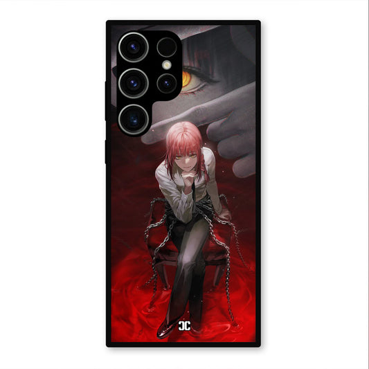 Makima Chains Samsung Galaxy S23 Ultra Mobile Back Cover - Anime PrintShield Case