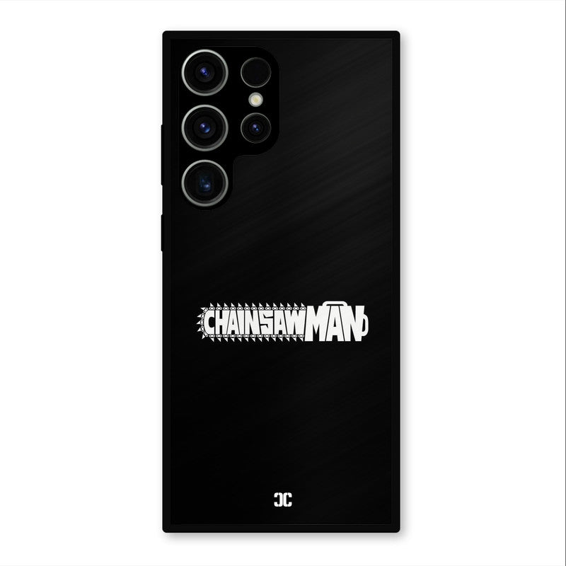 Chainsaw Logo Samsung Galaxy S23 Ultra Mobile Back Cover - Anime PrintShield Case