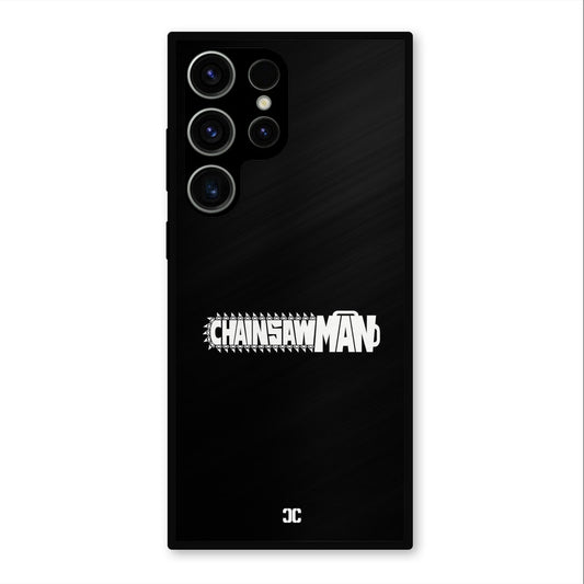 Chainsaw Logo Samsung Galaxy S23 Ultra Mobile Back Cover - Anime PrintShield Case