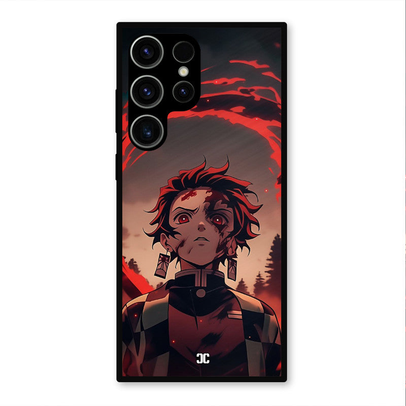 Raging Tanjiro Samsung Galaxy S23 Ultra Mobile Back Cover - Anime PrintShield Case