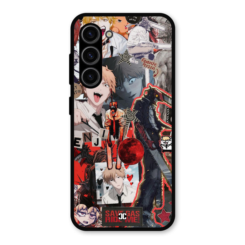 Denji Thoughts Samsung Galaxy S23 Mobile Back Cover - Anime PrintShield Case