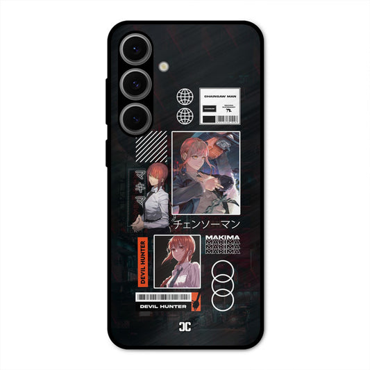 Devil Hunter Makima Samsung Galaxy S24 FE Mobile Back Cover - Anime PrintShield Case