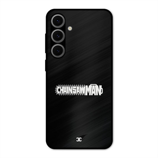 Chainsaw Logo Samsung Galaxy S24 FE Mobile Back Cover - Anime PrintShield Case