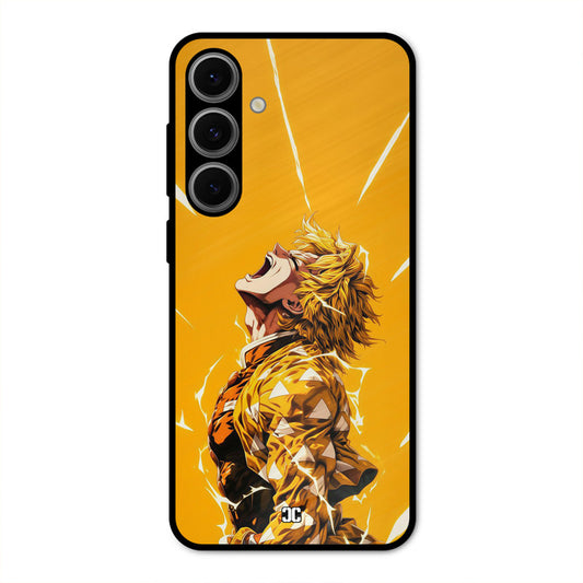 Shouting Zenitsu Samsung Galaxy S24 FE Mobile Back Cover - Anime PrintShield Case