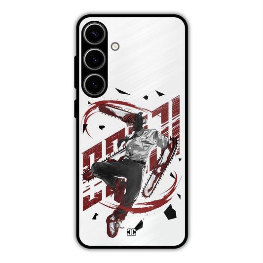 Chainsawman Typo Samsung Galaxy S24 Plus Mobile Back Cover - Anime PrintShield Case