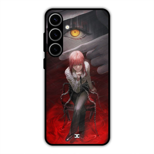 Makima Chains Samsung Galaxy S24 Plus Mobile Back Cover - Anime PrintShield Case