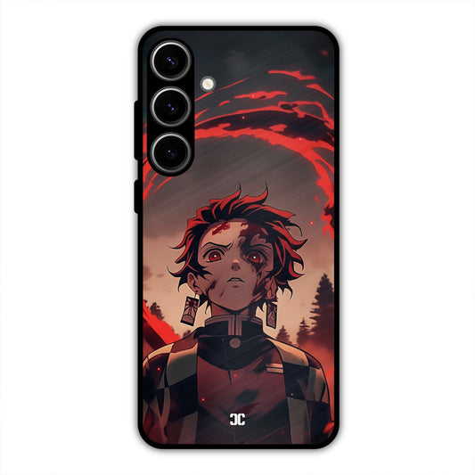 Raging Tanjiro Samsung Galaxy S24 Plus Mobile Back Cover - Anime PrintShield Case