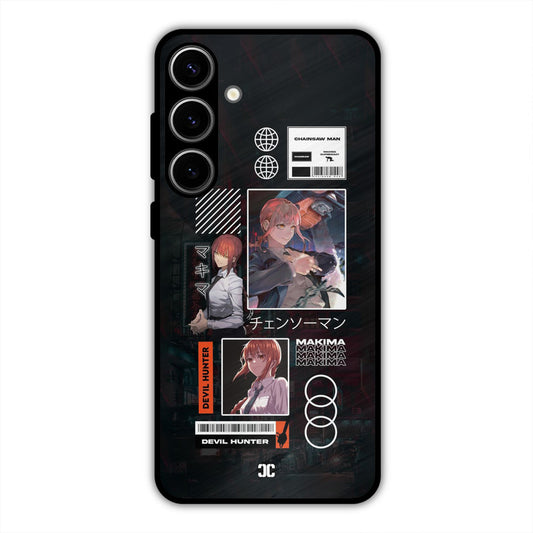 Devil Hunter Makima Samsung Galaxy S24 Plus Mobile Back Cover - Anime PrintShield Case
