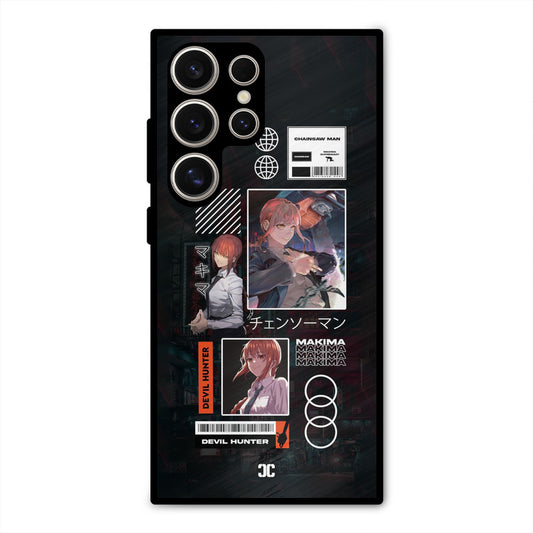 Devil Hunter Makima Samsung Galaxy S24 Ultra Mobile Back Cover - Anime PrintShield Case