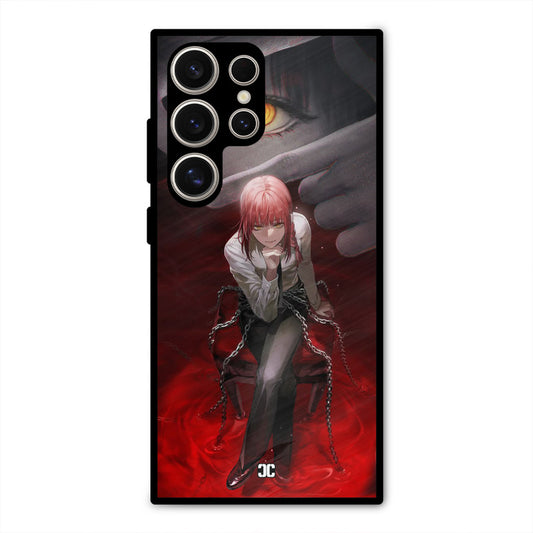 Makima Chains Samsung Galaxy S24 Ultra Mobile Back Cover - Anime PrintShield Case