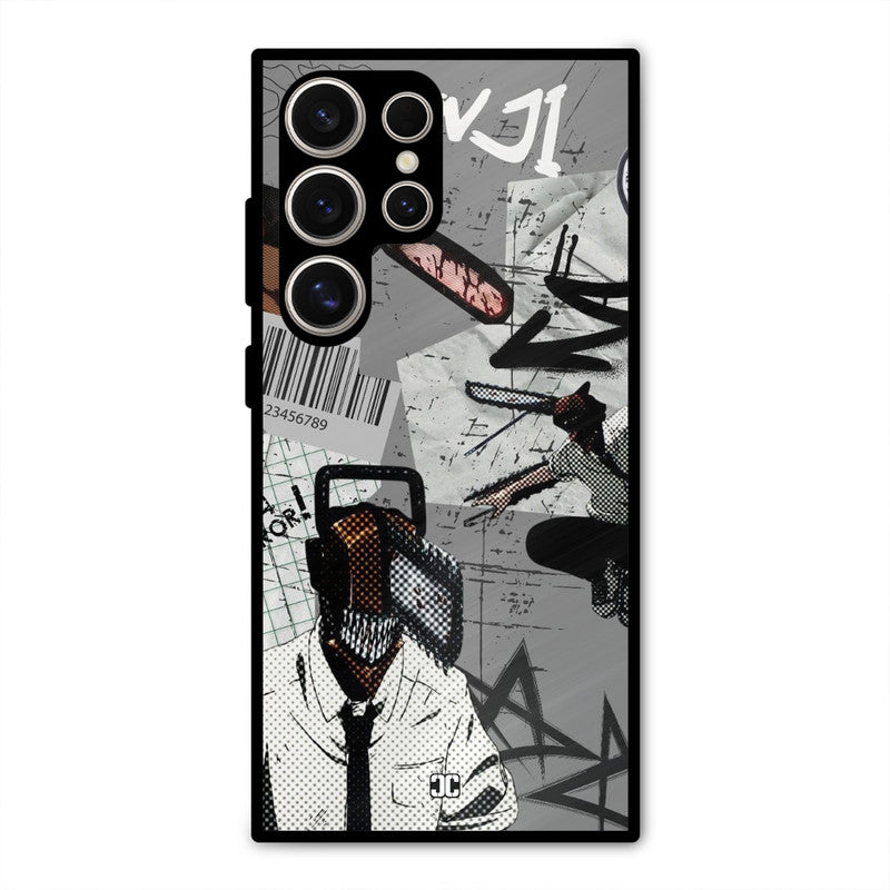 Denji Rage Samsung Galaxy S24 Ultra Mobile Back Cover - Anime PrintShield Case