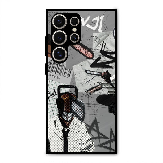 Denji Rage Samsung Galaxy S24 Ultra Mobile Back Cover - Anime PrintShield Case