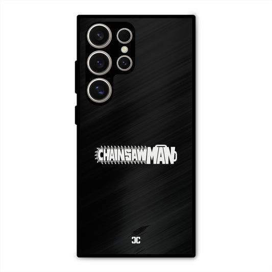 Chainsaw Logo Samsung Galaxy S24 Ultra Mobile Back Cover - Anime PrintShield Case
