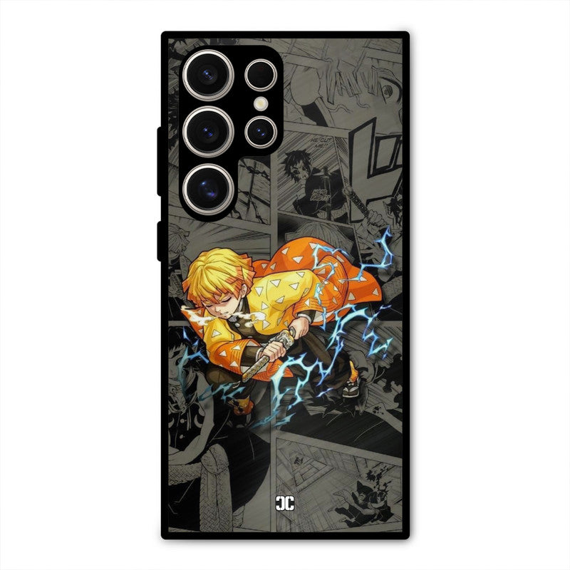 Zenitsu Manga Samsung Galaxy S24 Ultra Mobile Back Cover - Anime PrintShield Case