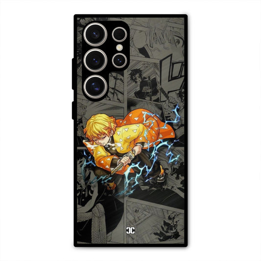 Zenitsu Manga Samsung Galaxy S24 Ultra Mobile Back Cover - Anime PrintShield Case