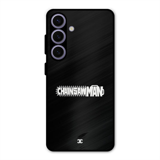 Chainsaw Logo Samsung Galaxy S24 Mobile Back Cover - Anime PrintShield Case