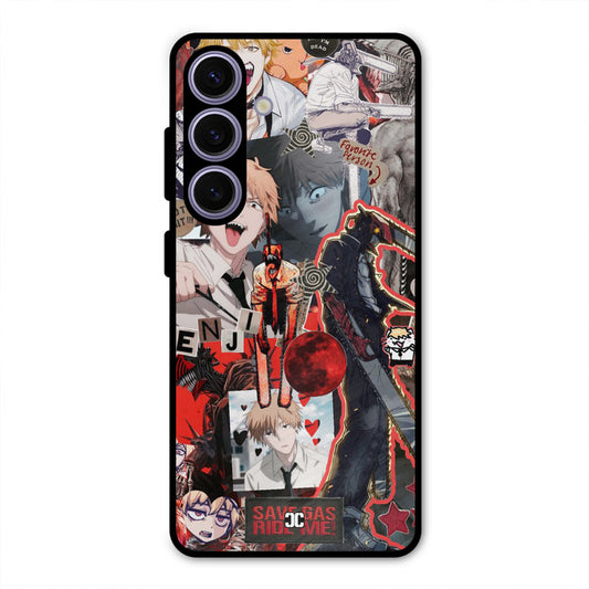 Denji Thoughts Samsung Galaxy S24 Mobile Back Cover - Anime PrintShield Case
