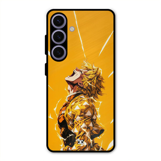 Shouting Zenitsu Samsung Galaxy S24 Mobile Back Cover - Anime PrintShield Case