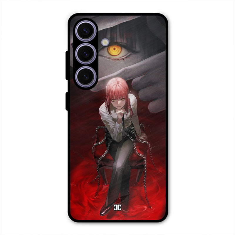 Makima Chains Samsung Galaxy S24 Mobile Back Cover - Anime PrintShield Case