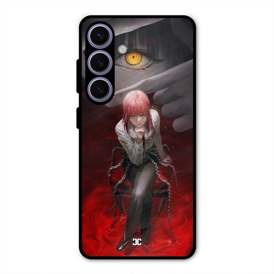 Makima Chains Samsung Galaxy S24 Mobile Back Cover - Anime PrintShield Case
